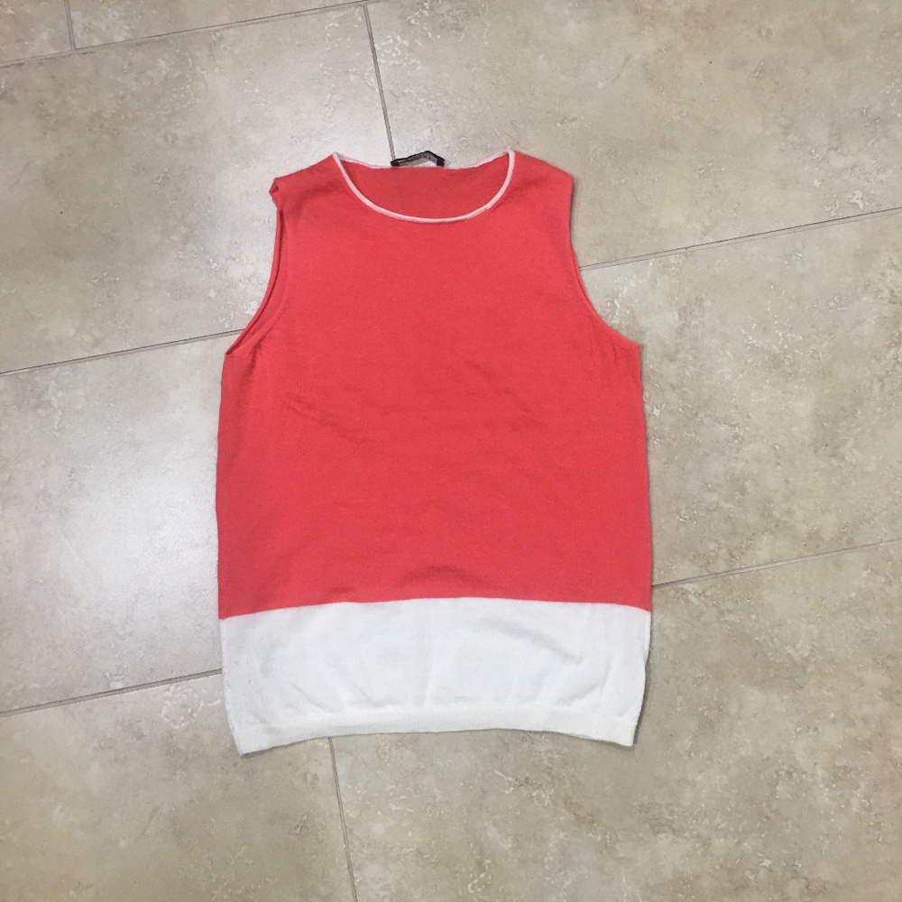 Stefanel Cashmere tank top style sweater